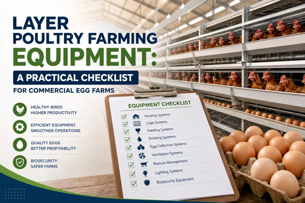 a practical checklist for commercial egg farms​