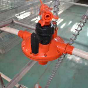 automatic water pressure regulator for poultry nipple line