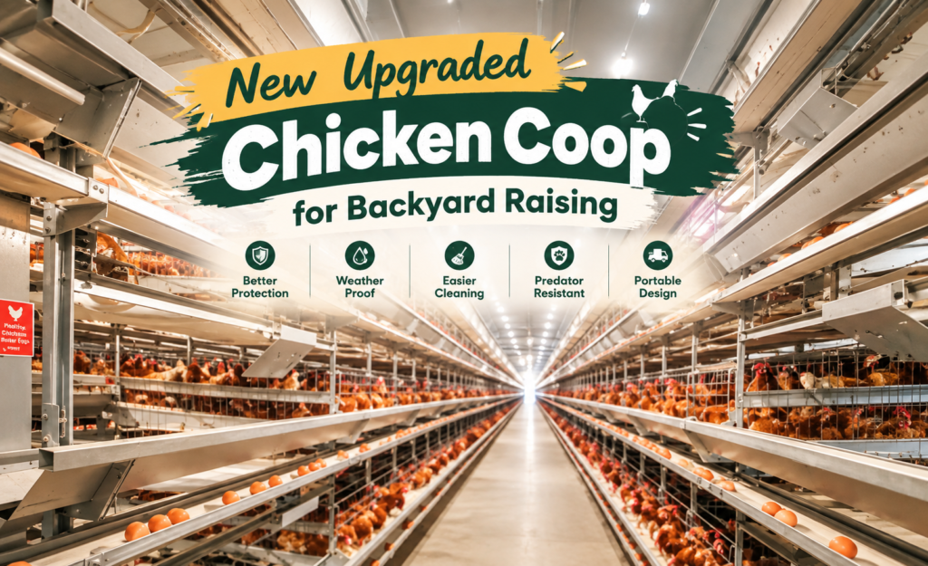 new upgraded chicken coop brings practical improvements to backyard chicken raising