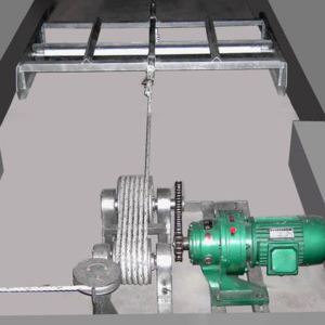 traction scraper manure cleaner for poultry farm